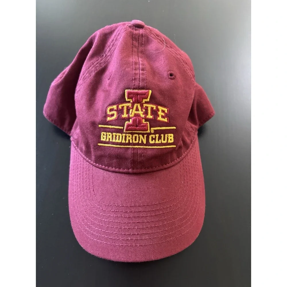 Iowa State Gridiron Club Strapback Hat Red OSFM The Game‎